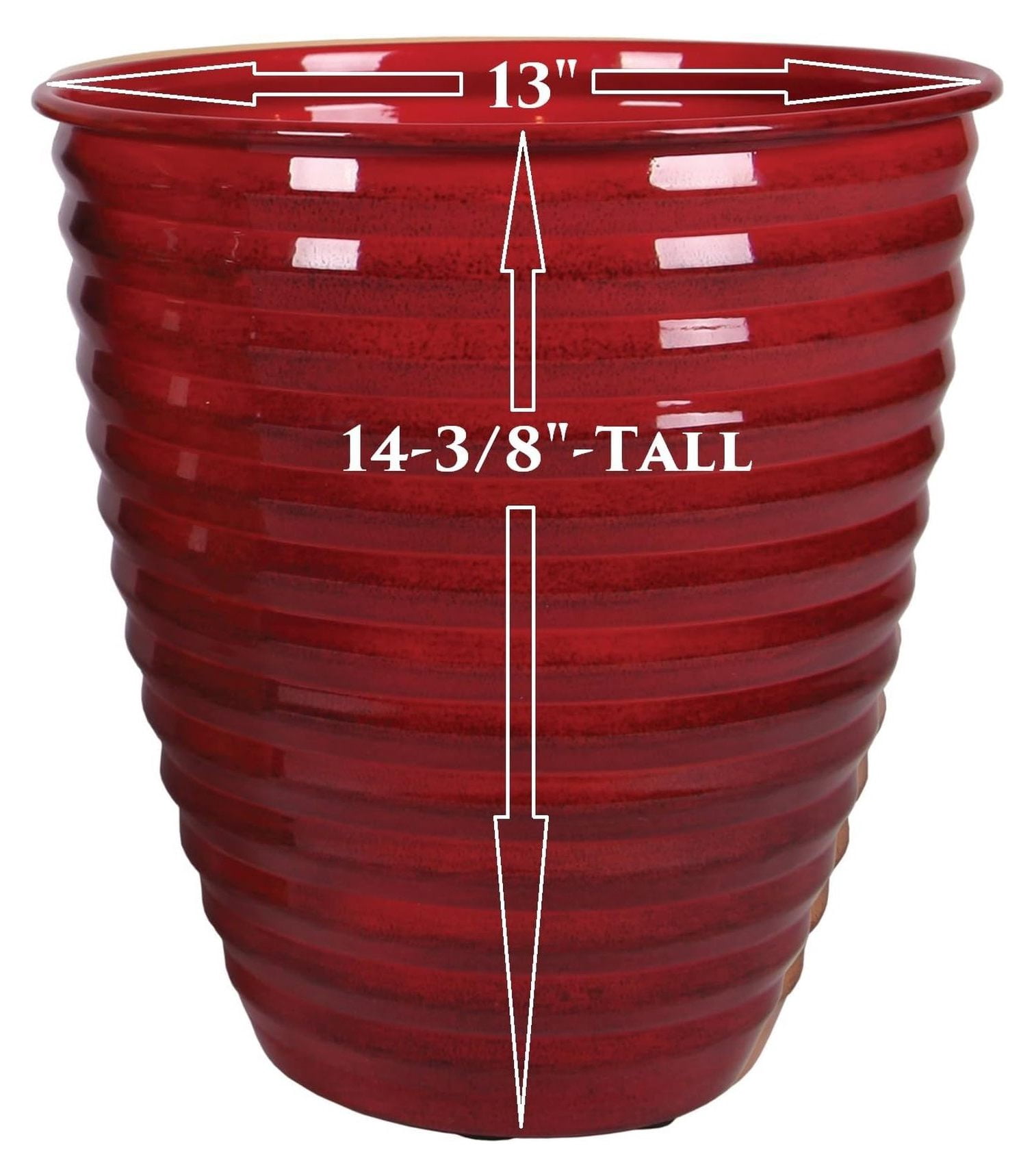 MPT01978 Avondale Classic Flower Pot, 14", Autumn