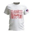 thumbnail image 4 of CONZONE Mens Tshirts Short Sleeve Patriotic T-Shirts for Men Casual Red Friday Letter Graphic Crew Neck Lightweight Tees Cozy Summer Tops, 4 of 4