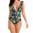 thumbnail image 2 of Traje de baño de bikini estampado para mujer Sujetador relleno Traje de baño de una pieza Ropa de playa OAVQHLG3B Store  lin121212, 2 of 4