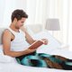 thumbnail image 5 of Fotbe Blue Viper Snake Pantalones de Pijama para Hombre, Pantalones de Dormir, Pantalones de Casa con Cintura Ajustable y Bolsillos-X-Large, 5 of 6