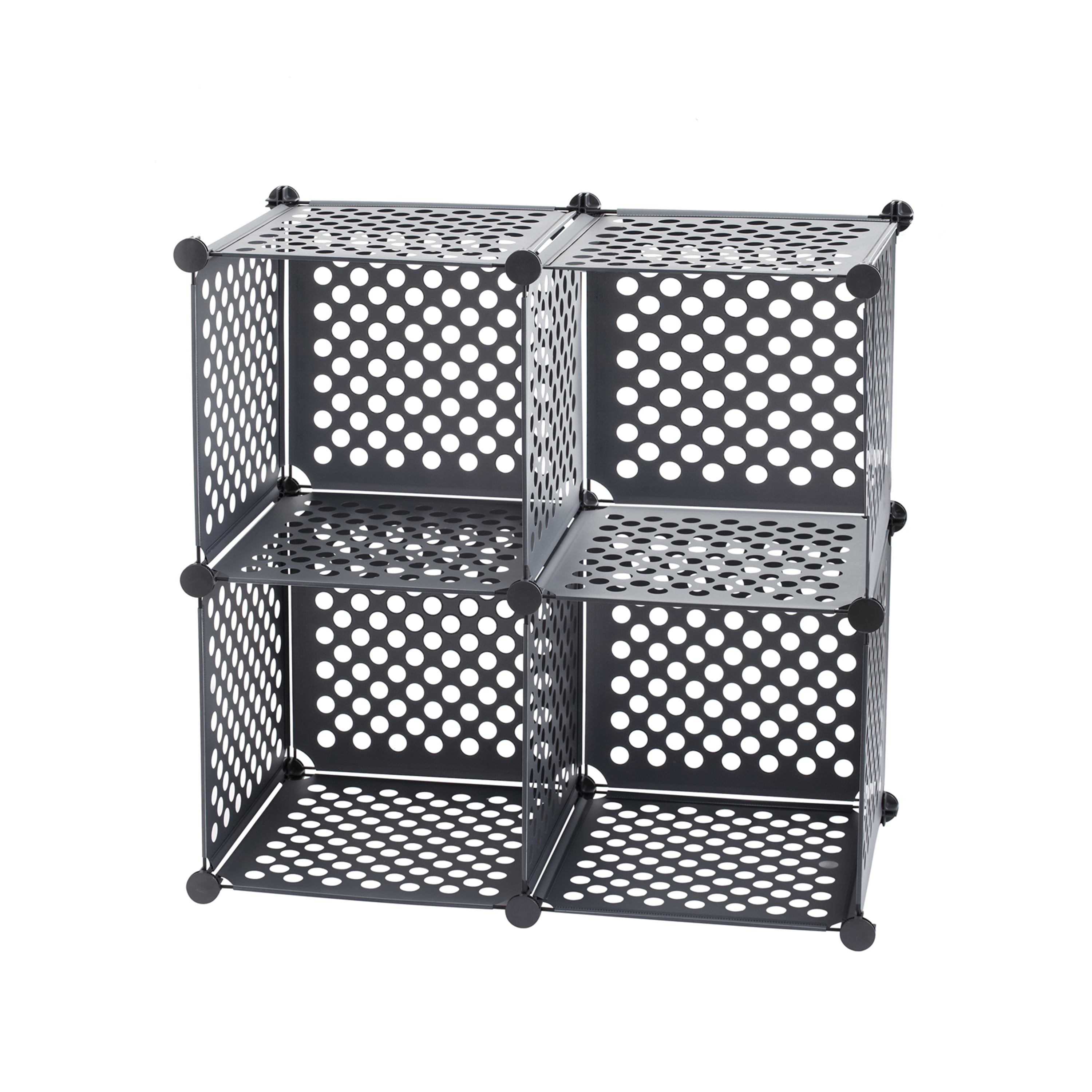 Neu Home Set of 4 Stacking Cubes in Black