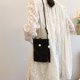 thumbnail image 2 of Nuevo bolso de teléfono de estilo chino para mujer, bolso cruzado pequeño de estilo coreano, bolso de hombro mini, bolso pequeño sencillo de macarón., 2 of 10
