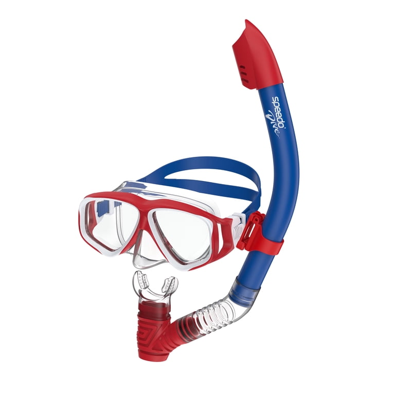 Speedo Junior Riptide Mask, Snorkel and Fin Set photo 5