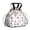 Cow and Heart-1, variant on Cow and Heart White Pattern Drawstring Insulated Lunch Bag for Women, Stain-Resistant Large Lunch Tote with Multi-Pockets for Work Office
