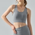 thumbnail image 1 of Ropa interior deportiva de alta resistencia, de una pieza, con almohadilla para el pecho, sin costuras, con hebilla en la espalda, chaleco de yoga a prueba de golpes, sujetador de yoga de, 1 of 2