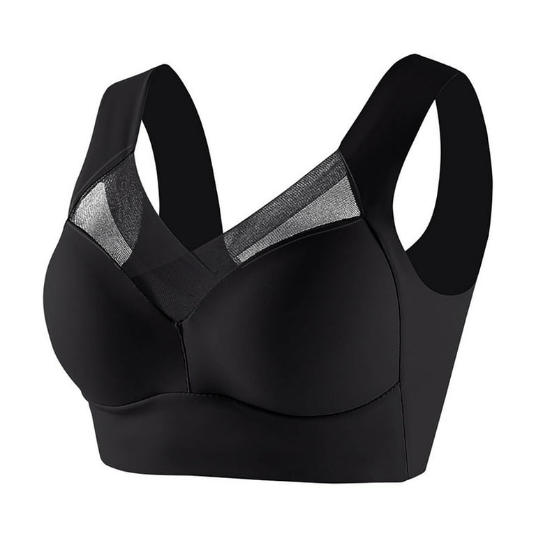 Rigardu bras for women Posture Correcting Bra Wireless Push Up Comfort Bra  Breathable Deep Cup Bra Ergonomic Posture Bras for Women E + L 