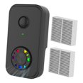 thumbnail image 4 of Purificador de iones negativos, ventilador con filtro HEPA que elimina el polvo, generador de aire portátil silencioso para Negro, 4 of 9
