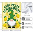 thumbnail image 3 of 2 Pcs Funny Kitchen Towels,Easy Peasy Lemon Squeezy Microfiber Dish Towels,Kitchen Tea Towels,Kitchen Towel Set (18" X 26"), 3 of 3