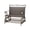 Chocolate, variant on Pemberly Row Patio Glider Loveseat in Antique Brown