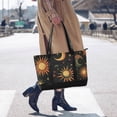 thumbnail image 4 of FORMRS Laptop Tote Bag for Women with 15.6" Computer Compartments Handbag, Sun Moon and Stars Pattern, 4 of 7