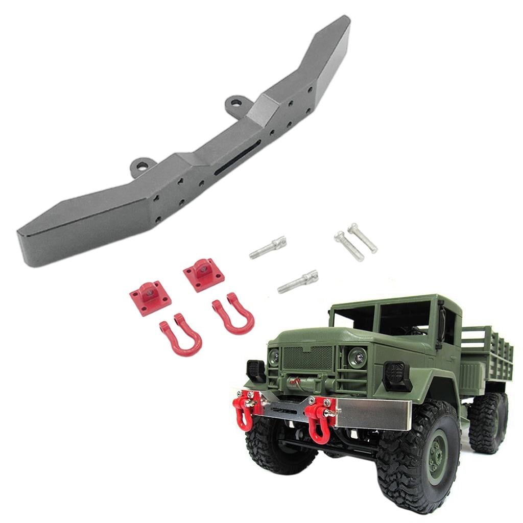RC Front Bumper with Trailer-Hook Fit for WPL C14 C24 Truck Car Parts Accs
