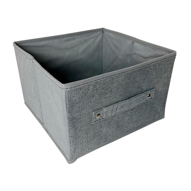 Organizador de cajones para ropa interior, contenedor de almacenamiento plegable con asas, contenedor de almacenamiento abierto, organizadores de
