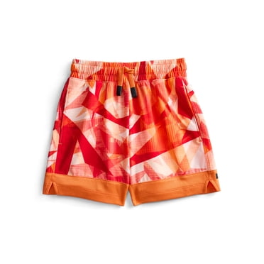 Athletic Works Boys' Print Performance Shorts, Sizes 4-18 & Husky