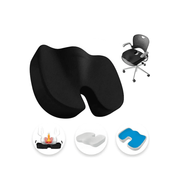 Cojín Ortopédico Memory Foam De Gel Para Silla Asiento Auto