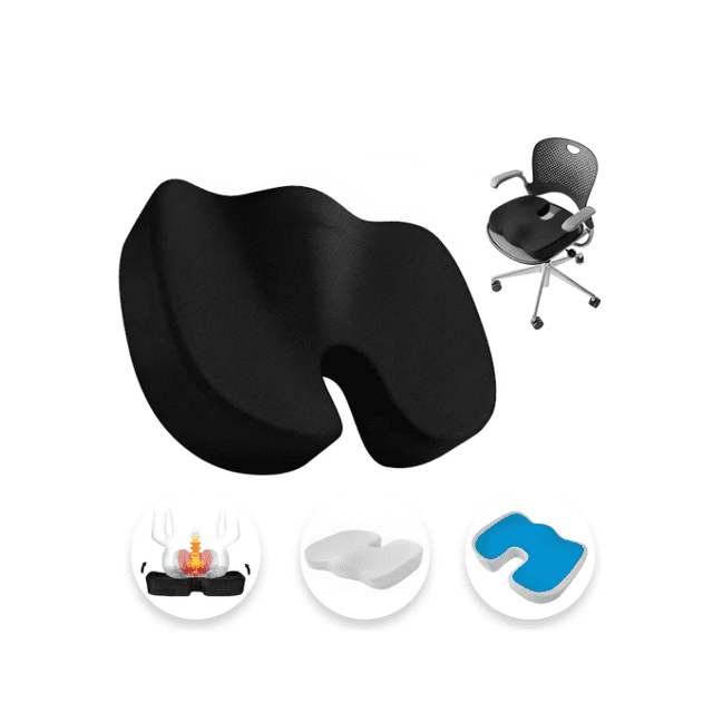 Cojín Ortopédico Memory Foam De Gel Para Silla Asiento Auto
