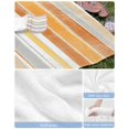 thumbnail image 6 of Orange Nordic Style Stripes Beach Towels Oversized Super Absorbent, Orange Grey Texture Lightweight Bath Towel Quick Dry Sets For Bathroom/Pool/Rv Camping/Beach Play/Gym Room/Picnic 23"x47", 6 of 8