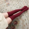 thumbnail image 3 of Calcetines hasta la rodilla YONGSHENG de algodón para mujer 75 cm 9 colores, 3 of 5