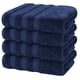 thumbnail image 5 of Toallas de baño American Soft Linen Salem, 4 piezas, 69 x 137 cm, azul marino, 5 of 9