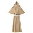 thumbnail image 5 of WOYY Little Girls Casual Solid Long Sleeve Abaya with Hijab Outfits, 2-Piece, Sizes 5-6, 5 of 5