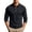 #0356-Black, variant on Summer Men's Short-sleeved T-shirt Refreshing Breathable Loose-fitting Middle-aged Business Casual Color Top Shirt For Men
