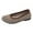 Brown, variant on CPNG Women's Flat Ballet Shoes Round Toe Suede Dressy Wide Width Casual Office Work Wedding Comfort Soft Knit Flat Shoes Slip on Flats Loafers Shoes