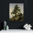 thumbnail image 5 of JEUXUS Farmhouse Landscape Forest Pictures Bedroom - Art Deco Wall Art for Kitchen - Art Prints- Rustic Vintage Decor for Living Room - Antique French Poster - Green Forest Pine Tree Mountain Moody, 5 of 5