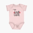 thumbnail image 2 of Luvly Two Cute Short Sleeve Baby One-Piece, New Born, Baby Shower Gift, New Parents Gift, 2 of 4