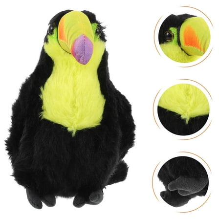 Minkissy Cartoon Stuffed Animal Toy Plush Toucan Toy for Friends 1Pack