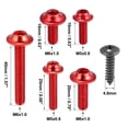 thumbnail image 3 of Unique Bargains 137pcs Motorcycle Fairing Bolt Screws Fasteners Mounting Washers Nuts Screws Clips Black, 3 of 7