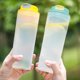 thumbnail image 5 of Vaso de plástico de 550 ml con dos compartimentos para batir proteína en polvo, vaso deportivo, vaso para agua, 5 of 7
