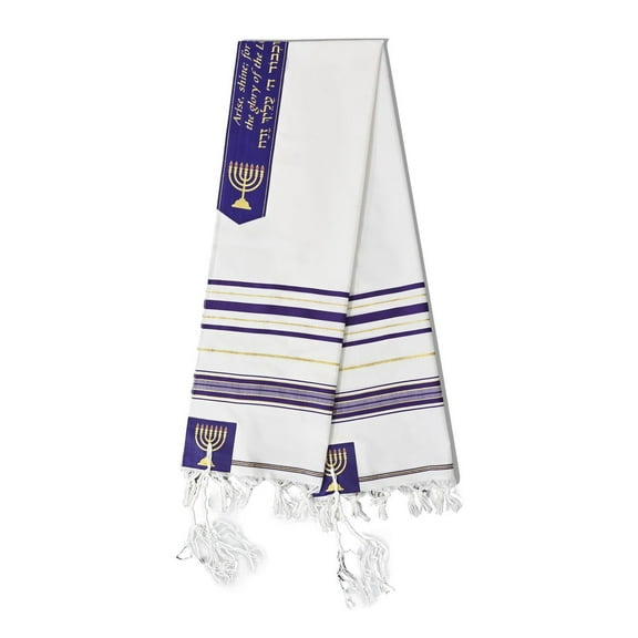 Classical Stripe Tallit Prayers Shawl 71Inch Soft Breathable Prayer Scarf For Religious Ceremonies Men Women Unisex