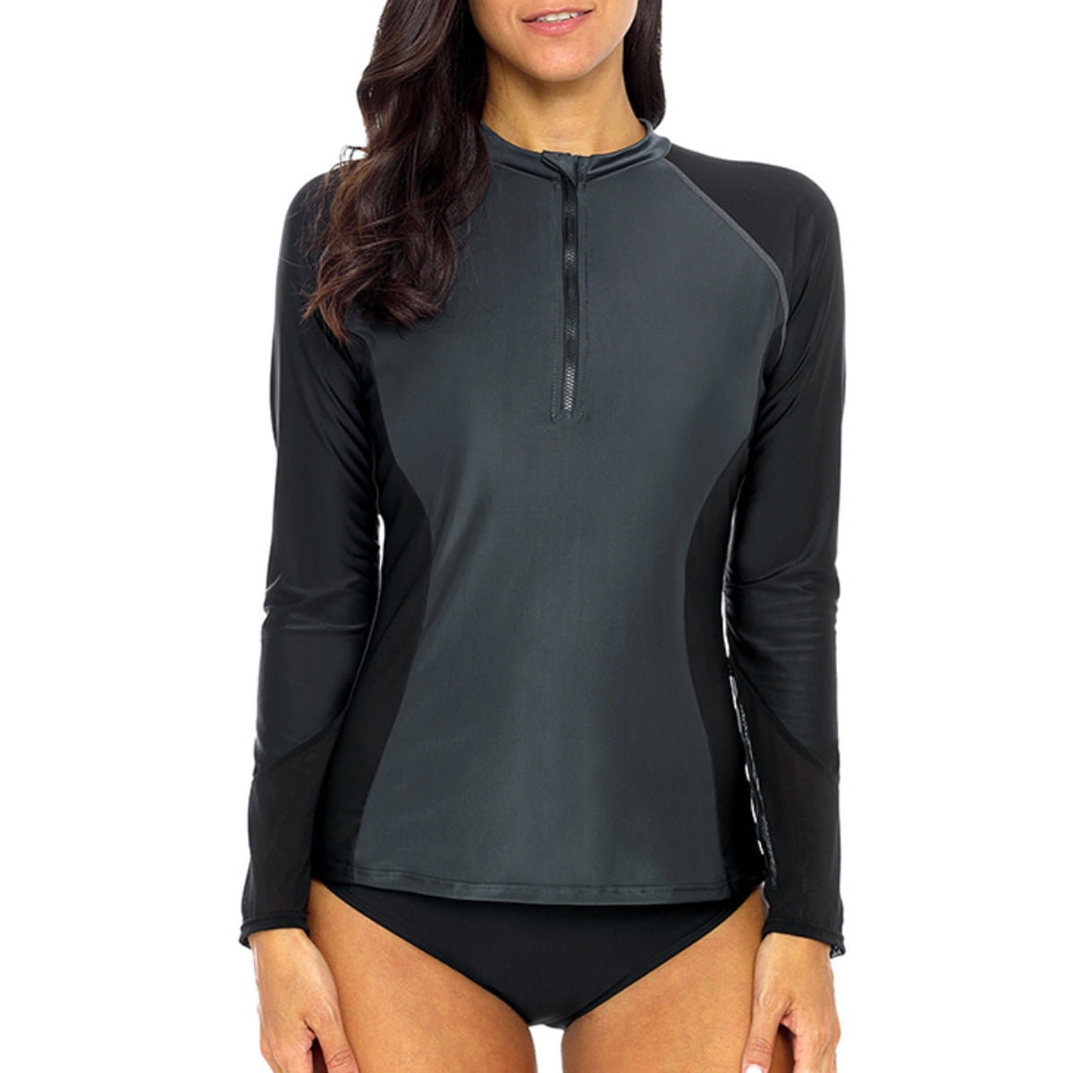 Womens Rash Guard Long Sleeve Soothfeel UPF 50+ Rash Guard