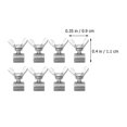 thumbnail image 4 of 8pcs Wire Rope Cable Clips Stainless Steel Wire Rope Clamps Fasteners for 2-3mm Steel Wire, 4 of 9