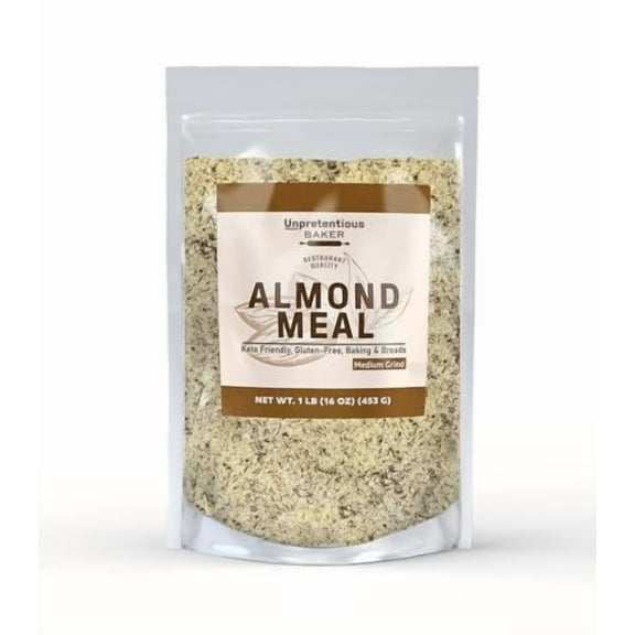 Unpretentious Almond Meal, 1 lb, Breading Replacement, Great for Rubs, Breads, & Baked Goods