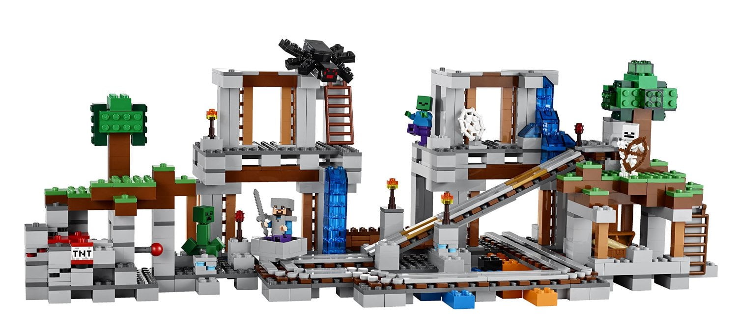 enestående Gud Svømmepøl LEGO® Minecraft® The Mine 922 Piece Kids Building Playset w/ Minifigures |  21118 - Walmart.com