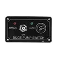 thumbnail image 2 of Panel De Interruptores De Bomba De Achique Con Indicador Led De 12 V Cc Manual/Apagado/Automático Para Barco Marino Minnieouse VI003472-00, 2 of 7