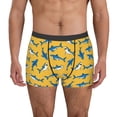 thumbnail image 1 of Balery Shark Print Calzoncillos bóxer para hombre, ropa interior de algodón suave y transpirable con cinturilla de nailon-Medium, 1 of 5