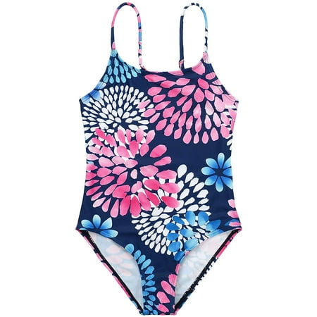 Girls One Piece Swimsuits Quick Dry Little Girls Swimsuits UPF 50 ...
