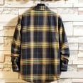thumbnail image 4 of Men's Regular Fit Flannel Plaid Shirts, Casual Classic Button Down Shacket Shirts Long Sleeve Shirts Tops, 4 of 9