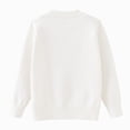 thumbnail image 4 of Gibobby Sweater Girls Open Front Toddler Kids 1t 2t 3t 4t 5t 6t Long Sleeve Knit Cardigan Sweater Cover up Tops Fall Clothes(3-4 Years,White), 4 of 5