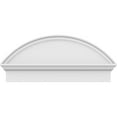 thumbnail image 3 of Ekena Millwork 34"W x 15-3/8"H x 2-3/4"P Segment Arch Smooth Architectural Grade PVC Combination Pediment, 3 of 7