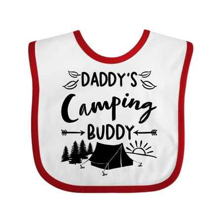 

Inktastic Daddys Camping Buddy Gift Baby Boy or Baby Girl Bib