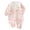 H6-Pink, variant on Preemie Girls Sleepers Baby Clothing Fall Winter Newborn Long Sleeve Romper Infant Girl Soft Pajamas Toddler Loungewear 0 3 6 9 Months 1T 2T Sizes 0-3 Months,Light Gray