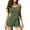 Army Green#women pajama sets, variant on Yeaiivve Cami Sleepwear Sets for Women Ribbed Knit Short Pajama Set Cozy Textured Loungewear Lightweight Breathable Summer Knitted Outfits Army Green L