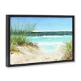 thumbnail image 3 of Stupell Industries Tropical Tropical Beach View Black Floating Frame Canvas Art, 25 x 17, by Christine Reichow, 3 of 9