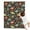 DarkBrown Cartoon Dinosaurs, variant on DarkBrown Cartoon Dinosaurs Forest Pattern Blanket,Comfortable Soft Flannel Throw Blanket,All Season,Warm Lightweight Blankets for Sofa Bed Couch Living Room Chair,30"x40"
