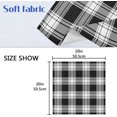 thumbnail image 7 of Dreamtimes Black and White Buffalo Check Cloth Napkins Set of 1,Reusable Washable Polyester Dinner Table Napkins for Kitchen,Dining,Restaurant,Party Decoration, 7 of 7