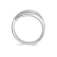 thumbnail image 2 of Gem & Harmony Ladies Polished and Brushed Fashion Ring in Sterling Silver for Women, 2 of 5