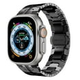 thumbnail image 2 of Dwitch for Apple Watch Band 49mm 45mm 44mm 42mm Series for Men,Metal Watch Bands for iWatch Apple Watch Ultra 1/2 Series 9 8 7 SE 6 5 4 3 2 1 Mens Stainless Steel Strap Wristband,Black, 2 of 9