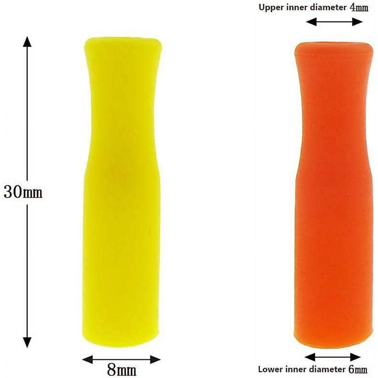Curved Silicone Tip Cover for 6mm Straws — The Ecoporium